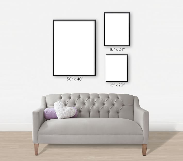 Minted Alphabet Dinos Wall Art with frame