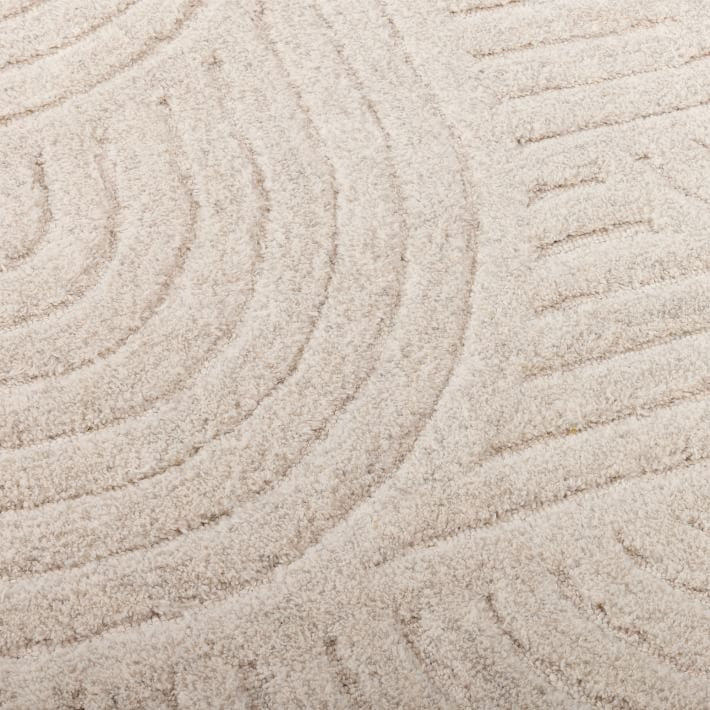 Curved Lines Easy Care Rug-2.5'x9'