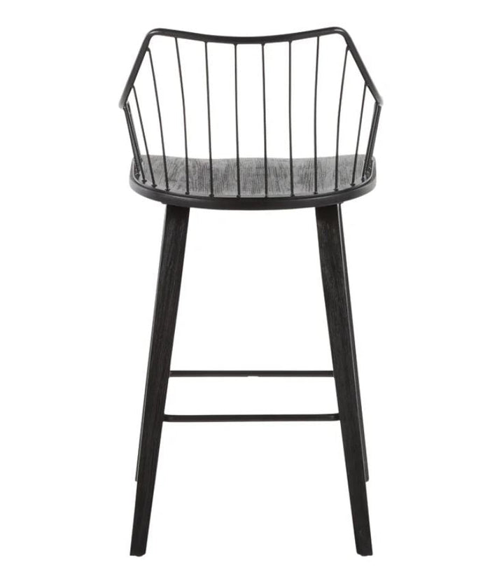 Lindauer Solid Wood Bar Stool