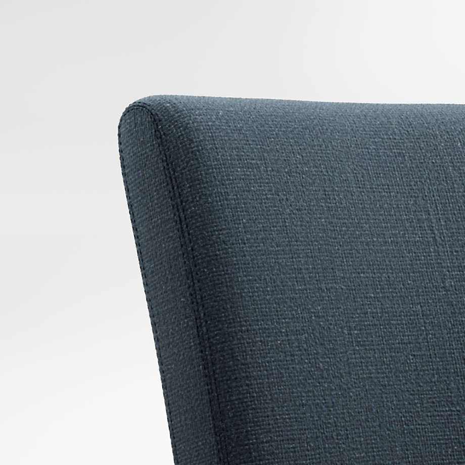 Lowe Navy Upholstered Dining Chair