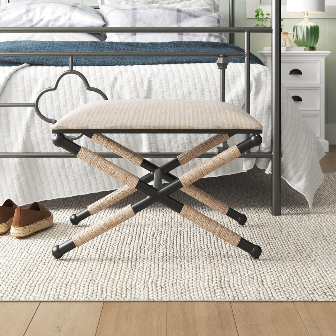 Deborh Metal Accent Stool