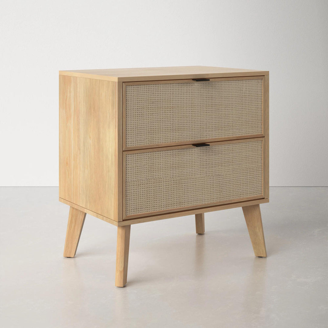 Amani Natural Cane Nightstand