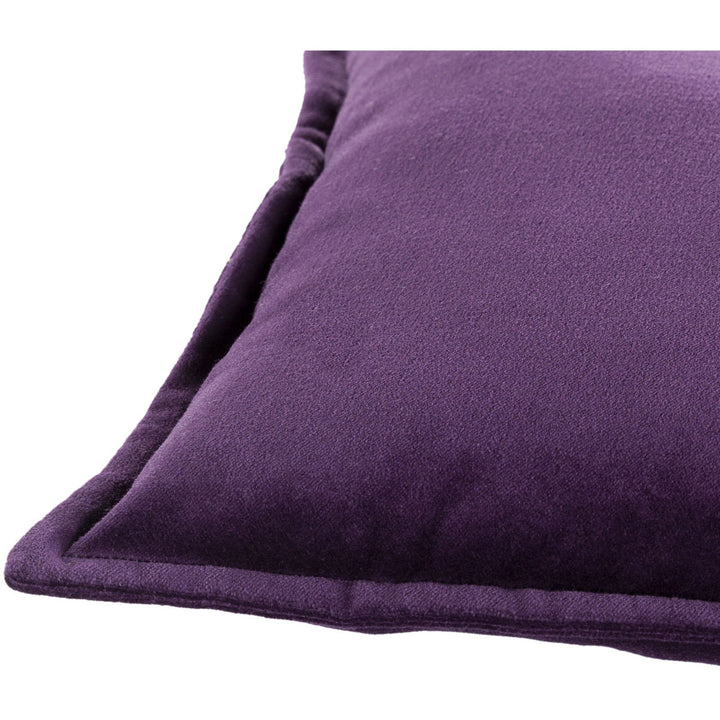 Velvet Lumbar Pillow With Insert 30"x12"