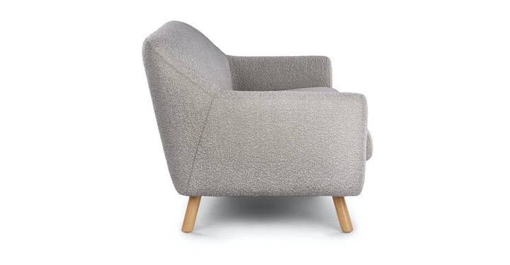 Gabriola Dover Gray Boucle Loveseat