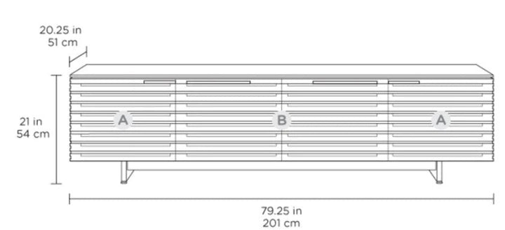 Corridor 79.25'' Media Console