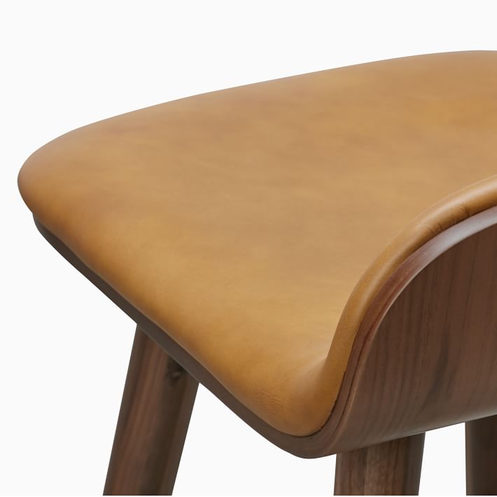 Boulder Leather Counter Stool