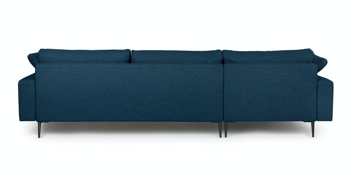 Nova Twilight Blue Reversible Sectional