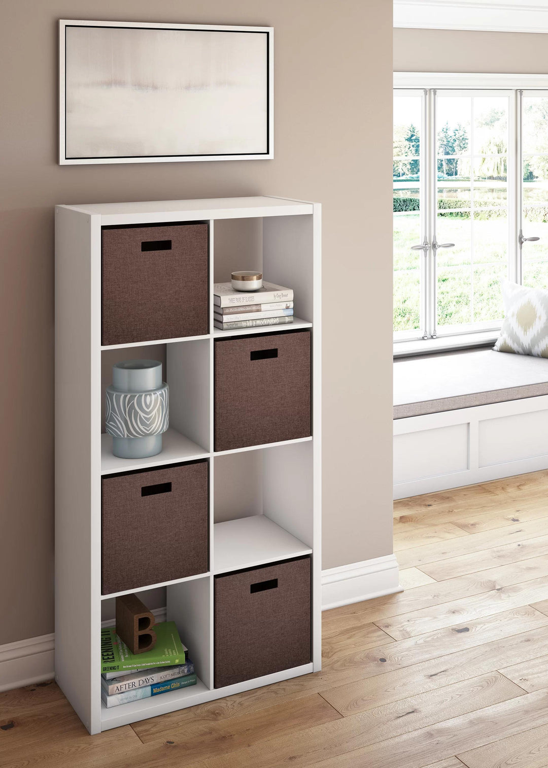29.87"x57.95"Cube Bookcase