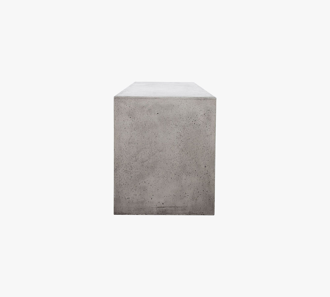 Adonis Concrete Outdoor Dining Bench