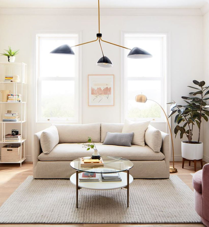 CURVILINEAR MID CENTURY CHANDELIER