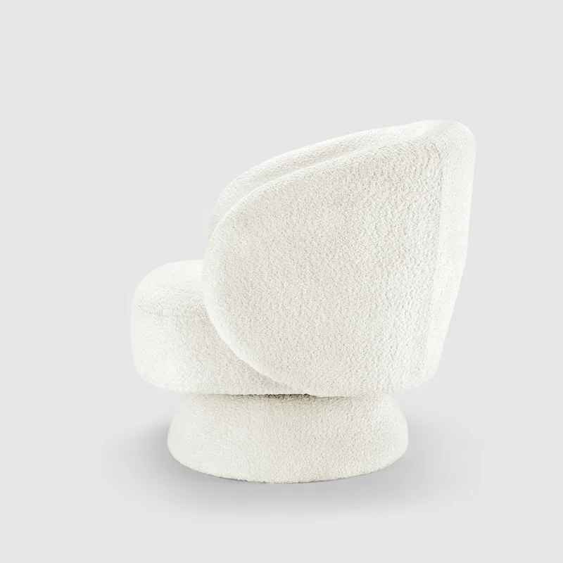 Saboor Modern Style Swivel Accent Chair and Barrel Chair