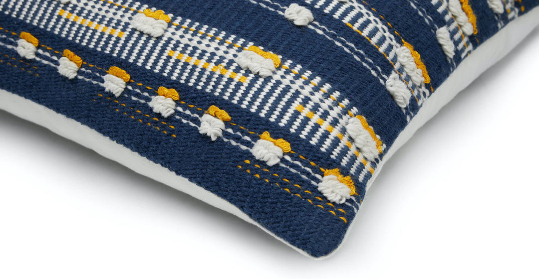Jema Oxford Navy Pillow with insert-18"x18"