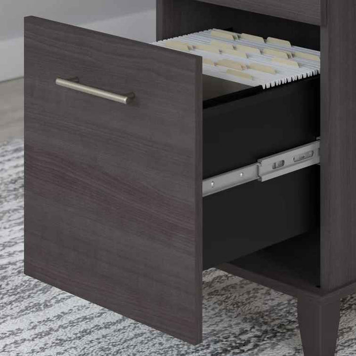 Ketcham Height Adjustable L Shape Desk