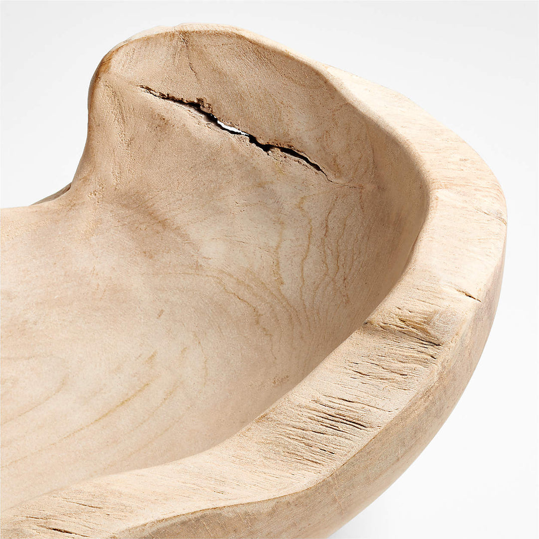 Cosimo Oversized Teak Wood Centerpiece Bowl