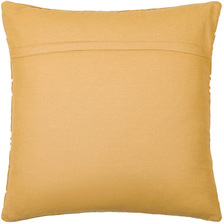 Chanterelle Embroidered Cotton Throw Pillow