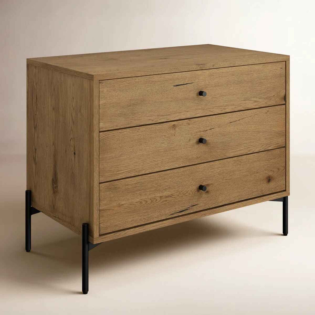 Eaton 3 Drawer Nightstand
