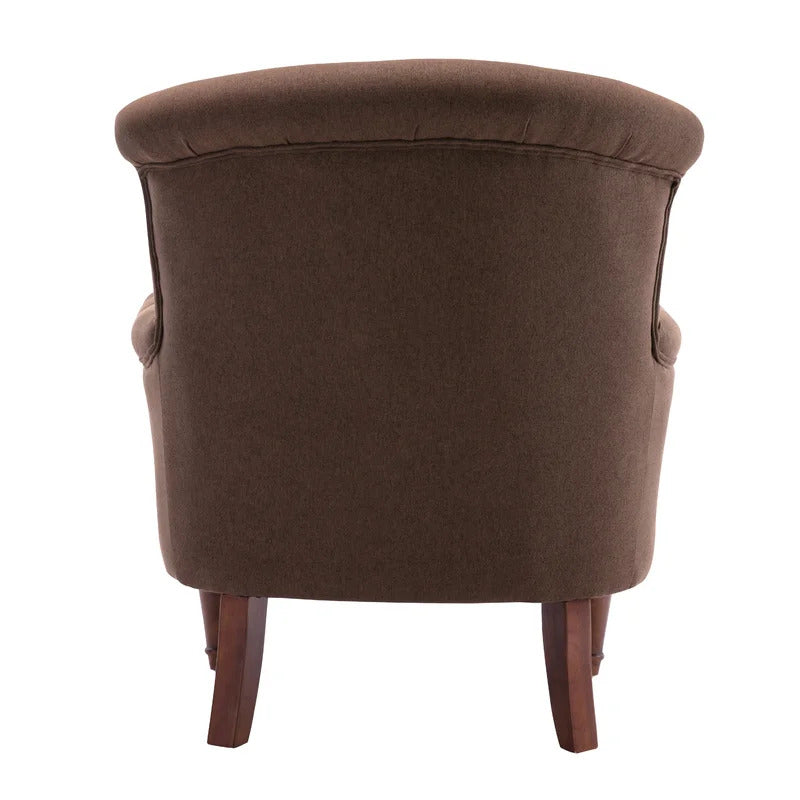 Upholstered Armchair Brown