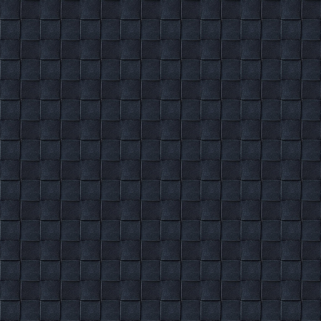 Basketweave Suede Pillow_Navy