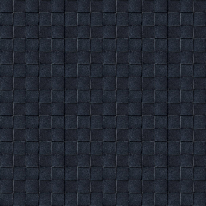 Basketweave Suede Pillow_Navy
