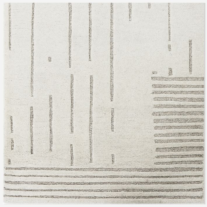 Painted Mixed Stripes Rug-2'5"x12'