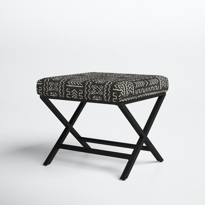 Castel Square Geometric Standard Ottoman