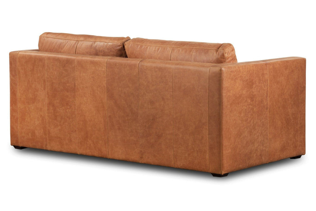 Napa 82 Leather Pull Out Convertible Sleeper Sofa