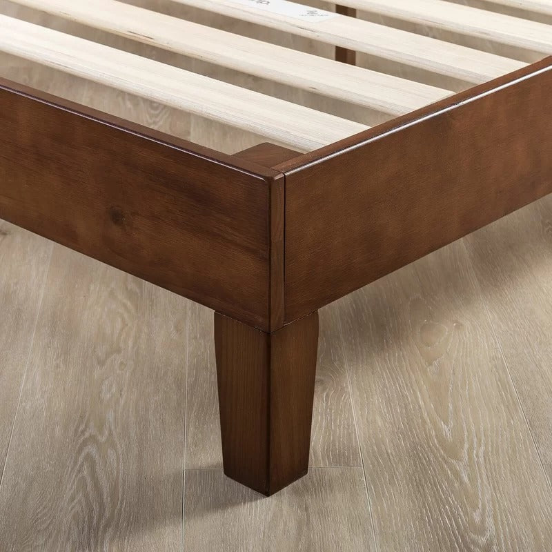 Harney Solid Wood Low Profile Platform Bed