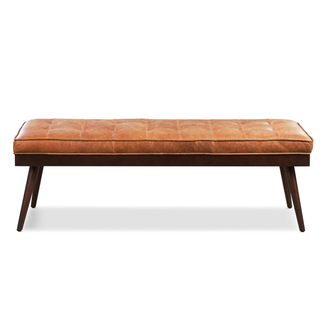 Luca Leather Bench