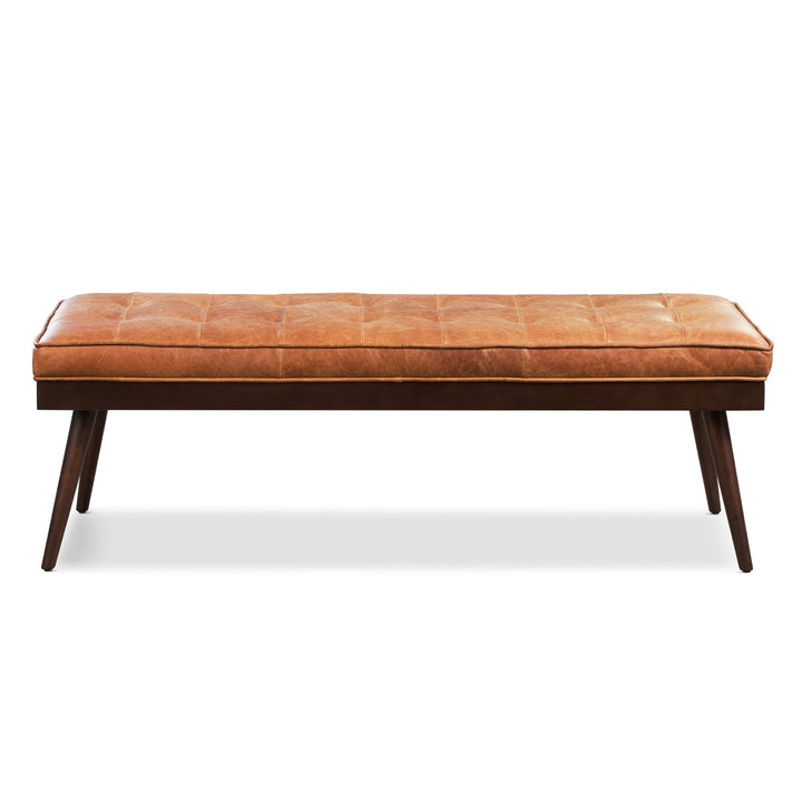 Luca Leather Bench