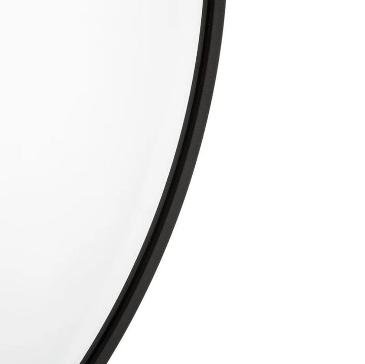 Round Metal Wall Mirror_Black