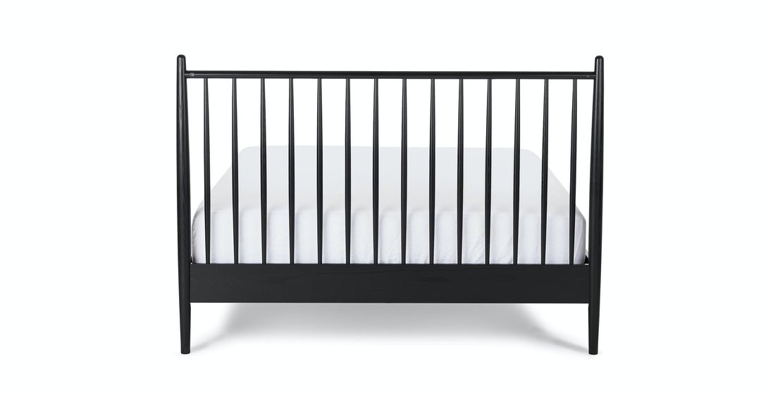 Lenia Black Ash Bed-King