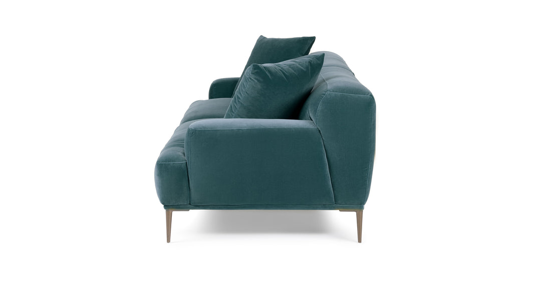 Abisko Plush Pacific Blue Sofa