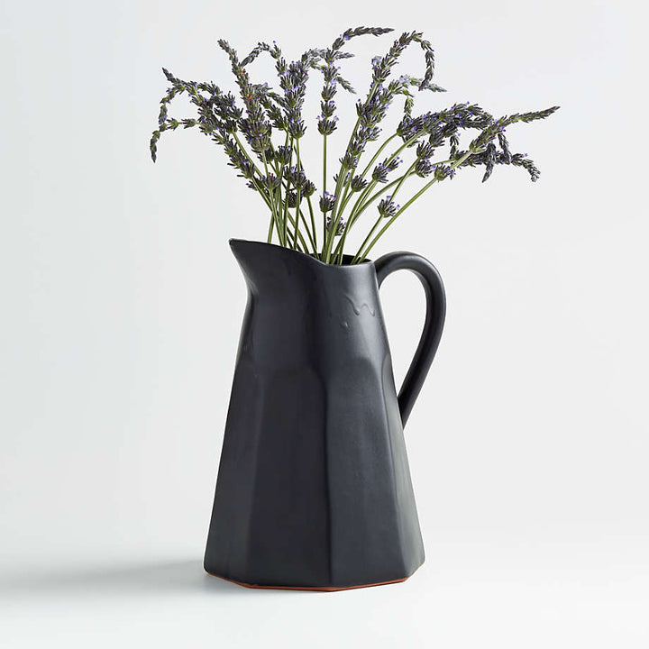 Stevey Black Pitcher by Leanne Ford