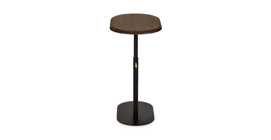 Portima Walnut Adjustable Side Table