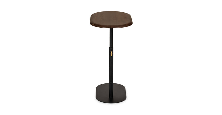 Portima Walnut Adjustable Side Table