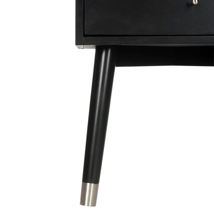 Debriana 2 Drawer Metal Nightstand