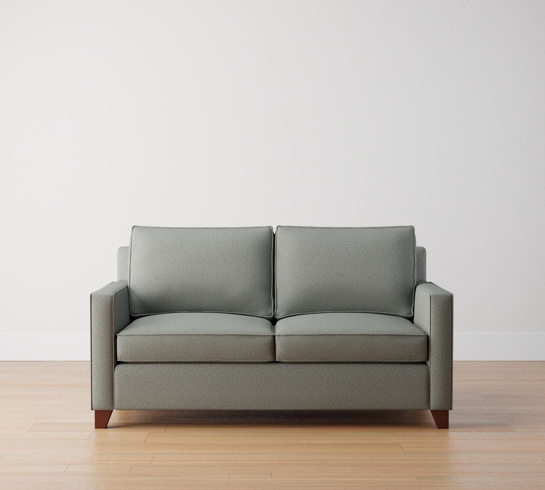 Cameron Square Arm Sleeper Sofa with Memory Foam Mattress