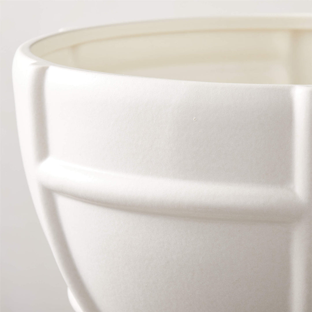 Grille White Decorative Bowl Small