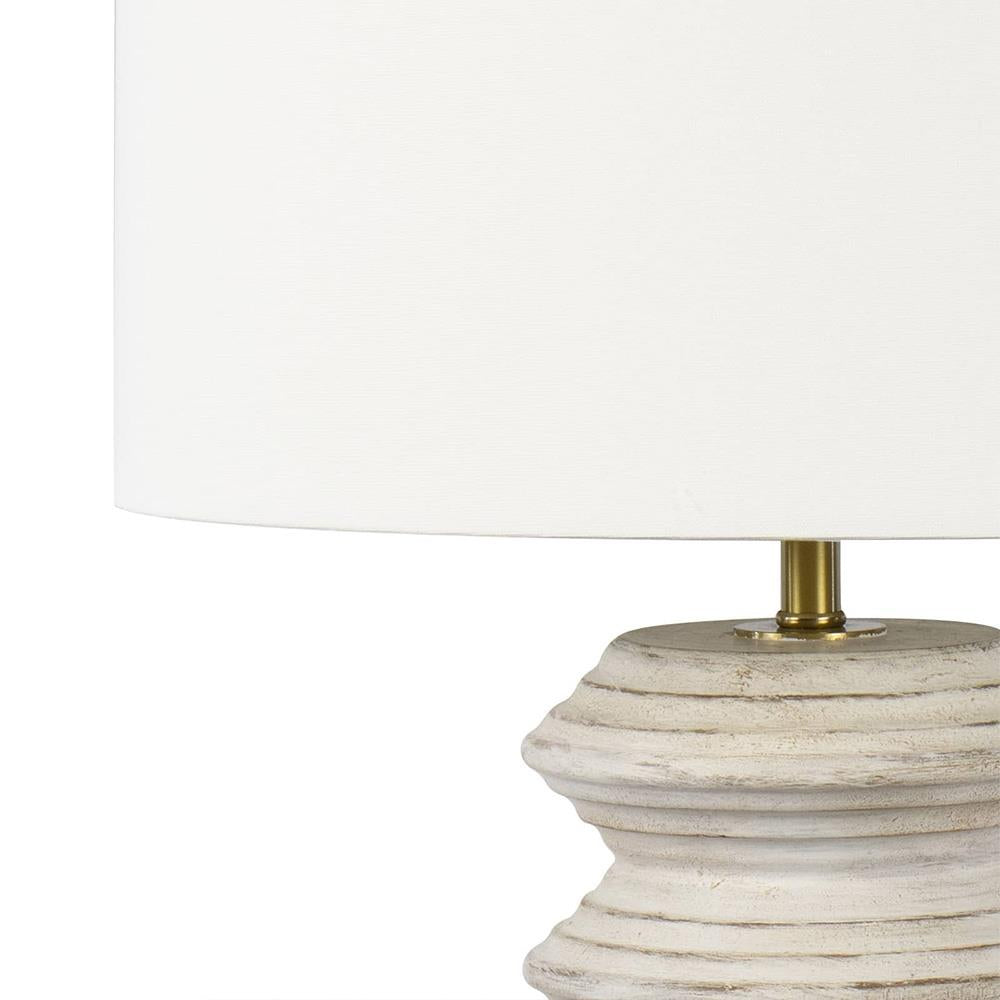 Regina Andrew Nova French Country White Wood Table Lamp