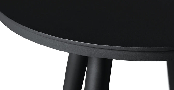 Halden Dark Charcoal 16" Round Side Table