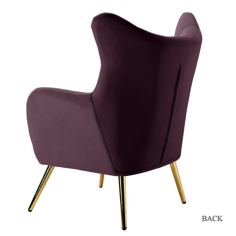 Avianna 29.25" Wide Tufted Polyester Wingback Chair