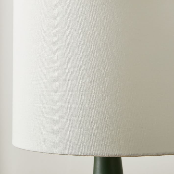 Wood and Ceramic Table Lamp
