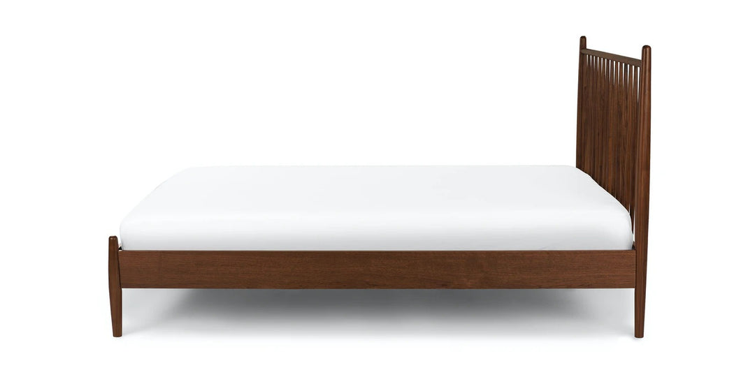 Lenia Walnut Queen Bed