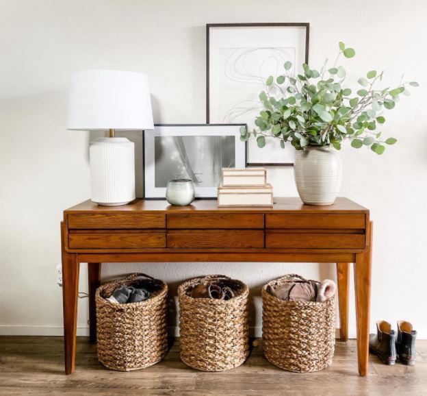 Threshold Decorative Natural Basket