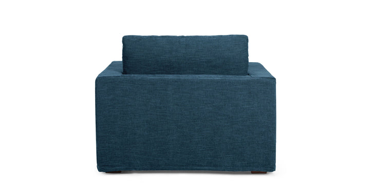 Alzey Dash Blue Slipcover Lounge Chair