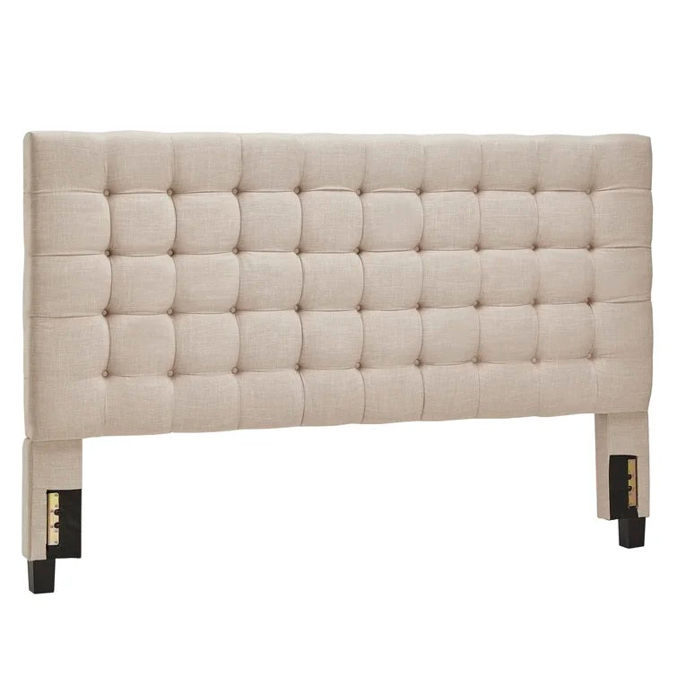 Trevoux Tufted Upholstered Low Profile Platform Bed