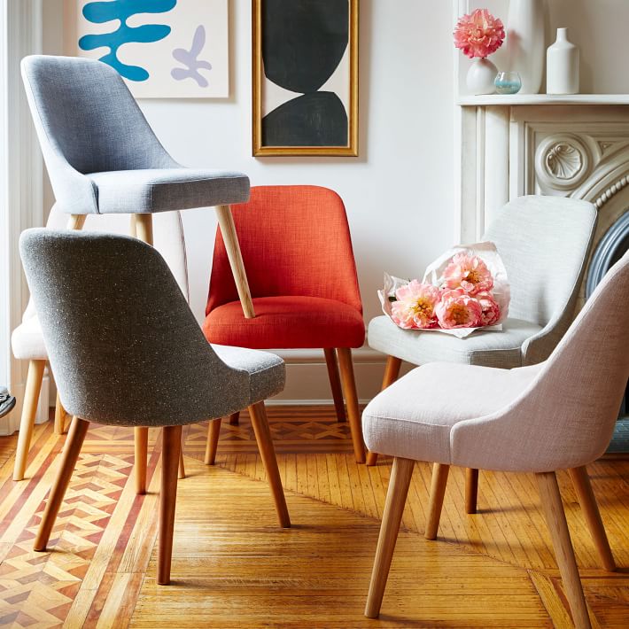 Mid Century Upholstered Dining Chair