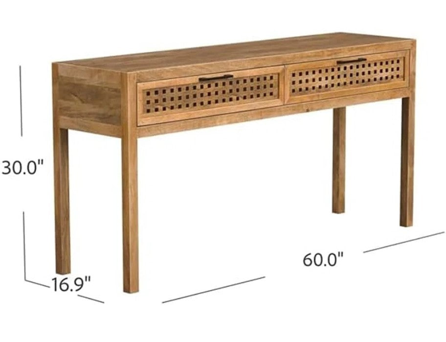 Armond 60'' Solid Wood Console Table