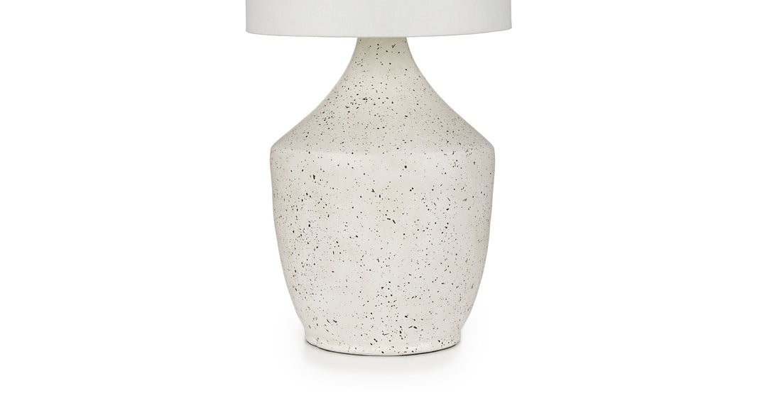 Rama White Table Lamp - 28"