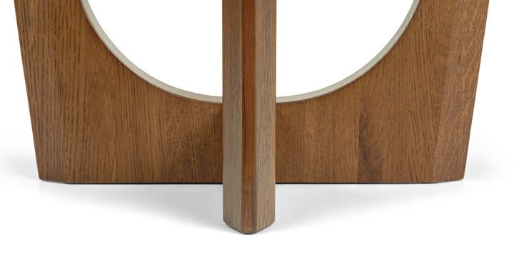 Tovi Smoked Oak Side Table